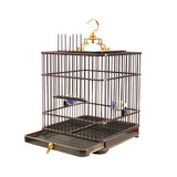 Quality Handmade Chinese Wood Square Shape Decorative Birdcage ws2149S