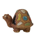 Handmade MultiColor Small Ceramic Turtle Figure Display Art ws2745S