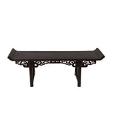 Chinese Rosewood Handmade Miniature Altar Table Display Decor Art ws2903S