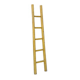 Natural Oriental Bamboo Ladder Shape Display Towel Rack Wall Panel cs7288S