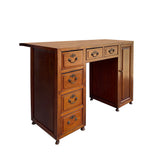 Chinese Vintage Brown Wood Editor Office Writing Desk Table ws1963S