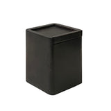 Chinese Brown Huali Rosewood Natural Pattern Square Box Holder ws2638S