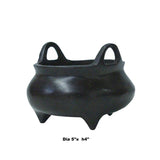 Chinese Oriental Vintage Finish Metal Incense Burner Accent ws1225S