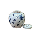 Chinese Hand-paint Dragon Blue White Porcelain Ginger Jar ws2824S