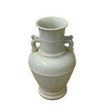 Chinese Ceramic Crackle Pattern Light Gray Underlay Flower Vase ws2725S
