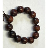 Chinese Zitan Rosewood Beads Hand Rosary Praying Bracelet ws2414S