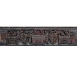 Chinese Vintage Dimensional Relief Scenery Carving Wood Wall Art ws2969S