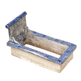 Vintage Distressed Ceramic Rectangular Floor Flower Planter ws2626S
