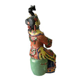 Oriental Porcelain Ancient Qing Style Dressing Pipa Lady Figure ws2637S