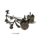 Pewter Nickel Color Metal Mechanic Rider Display Art Figure ws2015S