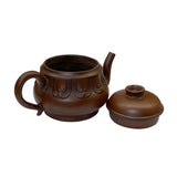 Chinese Handmade Yixing Zisha Clay Teapot With Artistic Accent ws2055S