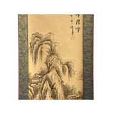 Chinese Calligraphy Writing Water Mountain Scenery Scroll Painting Wall Art ws2099S