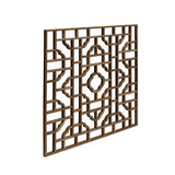 Square Raw Plain Wood Flower Geometric Pattern Wall Panel ws2929S