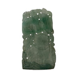 Chinese Jade Carved Happy Buddha Ornament Display s2237S