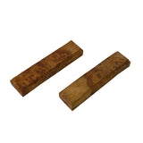 Chinese Pair Natural Wood Grain Patina Rectangular Paperweights ws2770S