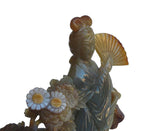 gem stone lady statue 
