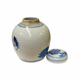 Chinese Oriental Small Blue White Porcelain Kids Ginger Jar ws1866S