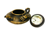 Chinese Handmade Metal Bronze Color Crab Teapot Display