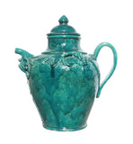 ceramic green jar - Chinese pottery wine jar art 