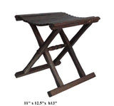 Chinese Handmade Small Wood Folding Stool cs11280S