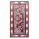 carved panel - birds and floral
