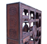 rosewood display curio cabinet