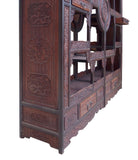 rosewood double side display