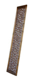 Chinese Rustic Wood Geometric Long Wood Panel cs1565S