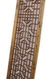 Chinese Rustic Wood Geometric Long Wood Panel cs1565S