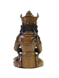 Chinese Fine Bronze Metal Sitting Kwan Yin Buddha Statue cs1606S