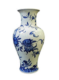 longevity peach ceramic vase