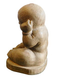 stone statue - baby kid - garden art