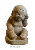 stone statue - baby kid - garden art