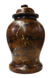 Lacquer jar - Chinese wood art - Wood jar