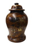 Lacquer jar - Chinese wood art - Wood jar