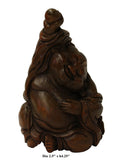 bamboo art - Chinese carving - Happy Buddha