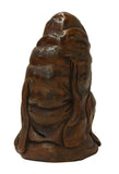 Chinese Bamboo Carved Happy Buddha Figure Display cs2085S