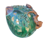 Ceramic Peach - Longevity - Green Peach art