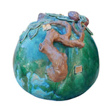 Ceramic Peach - Longevity - Green Peach art