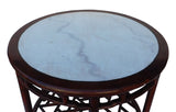 round marble table - pedestal table - Chinese tea table