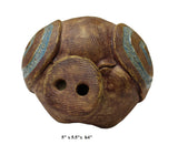 Modern Oriental Ceramic Artistic Pig Cute Figure cs2153S