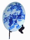 blue white porcelain - charger plate - Chinese plate