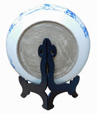 blue white porcelain - charger plate - Chinese plate