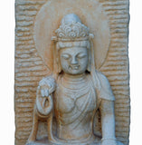 Kwan Yin - Marble stone statue - Zen garden