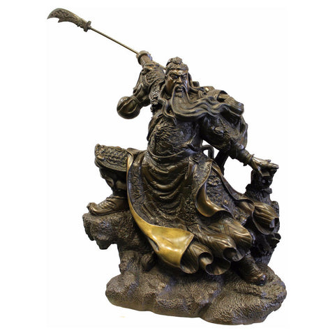General Quan - Metal Statue - Fengshui