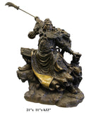 General Quan - Metal Statue - Fengshui