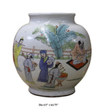 Chinese Oriental Scenery Print Graphic Ceramic Vase cs2205S