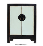 light blue - end table - nightstand