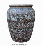 stone pot - flower vase - Chinese pot