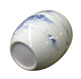 blue white vase - porcelain vase - scenery vase